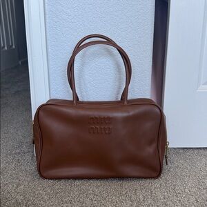 MiuMiu Long handle bowling bag
